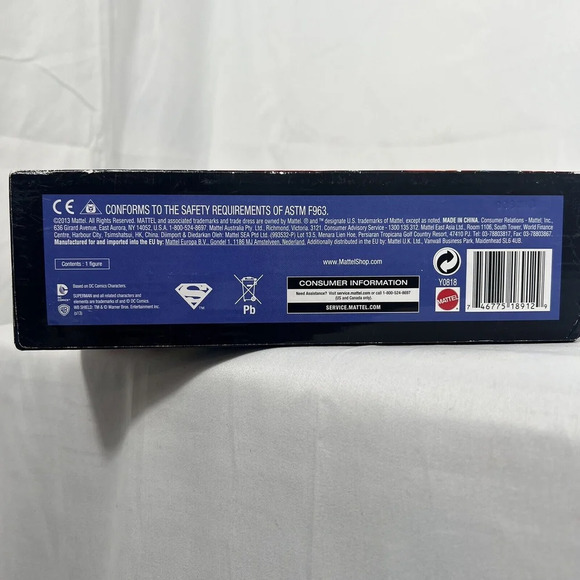Mattel DC Superman Man Of Steel Mega Punch Superman 10" Action Figure New 2013 - Picture 6 of 8